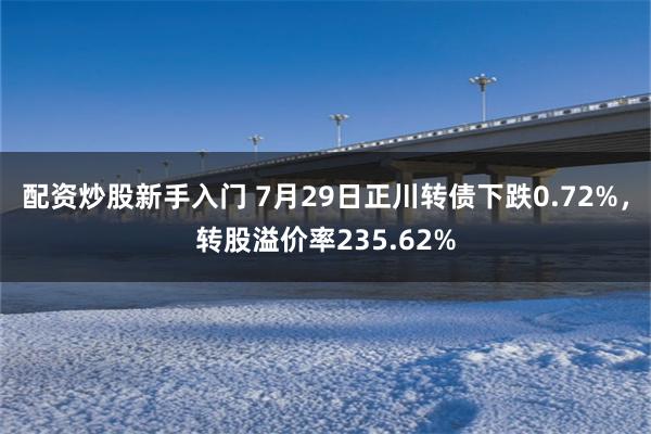 配资炒股新手入门 7月29日正川转债下跌0.72%，转股溢价率235.62%