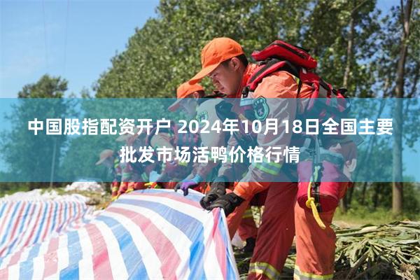 中国股指配资开户 2024年10月18日全国主要批发市场活鸭价格行情